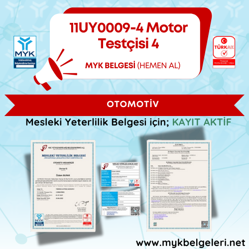 Motor Testçisi Seviye 4