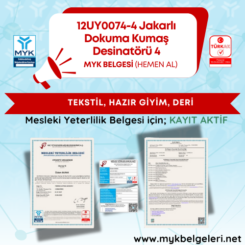 Jakarlı Dokuma Kumaş Desinatörü Seviye 4