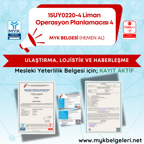15UY0220-4 Liman Operasyon Planlamacısı Seviye 4