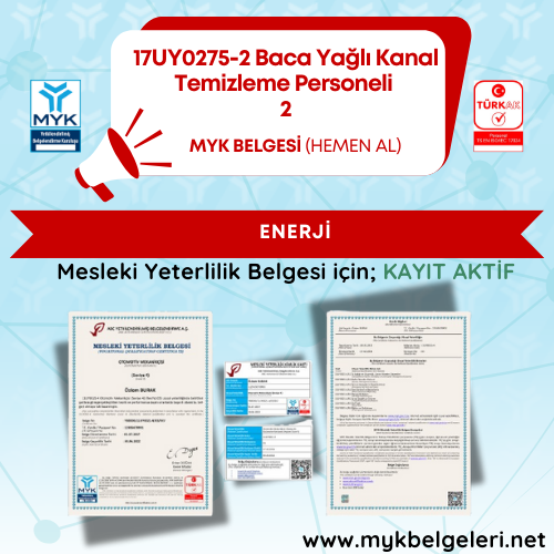 Baca Yağlı Kanal Temizleme Personeli Seviye 2