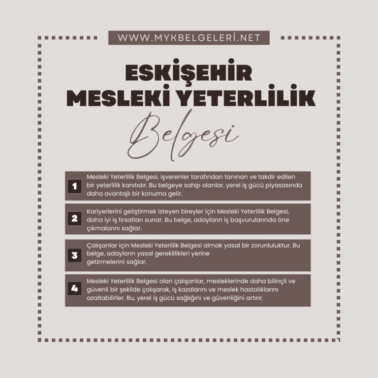 Eskişehir Mesleki Yeterlilik Belgesi