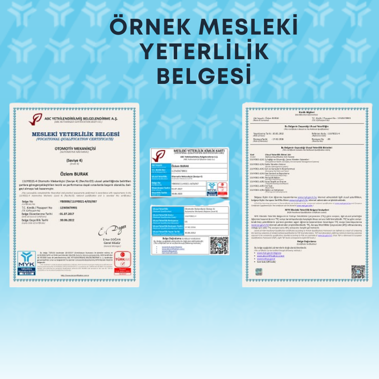 A r Mesleki Yeterlilik Belgesi Mesleki Yeterlilik Belgeleri A r Mesleki Yeterlilik Belgesi Mesleki Yeterlilik Belgeleri